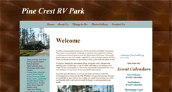 Desktop Screenshot of pinecrestrv.com